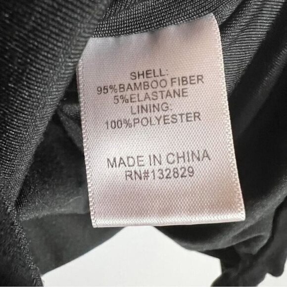 Lovers + Friends Black Electra Goth Bodysuit XS Quiet Luxury Balletcore - Picture 4 of 4